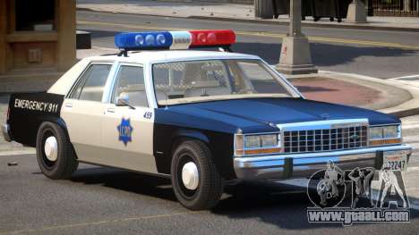 1987 Ford Crown Victoria Police V1.0 for GTA 4