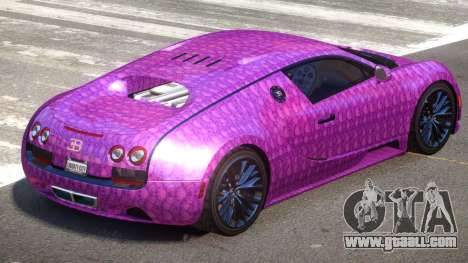 Bugatti Veyron 16.4 GT PJ2 for GTA 4