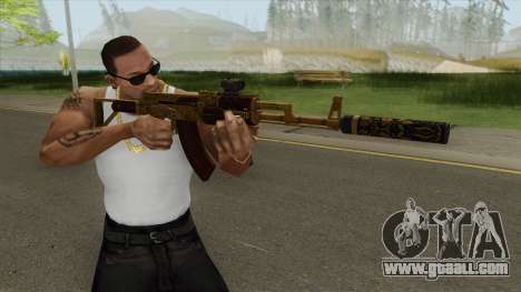 Assault Rifle GTA V (Two Attachments V11) for GTA San Andreas