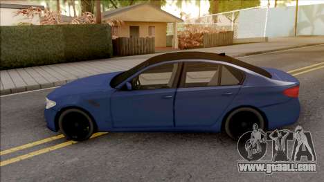 BMW M5 F90 2018 Blue for GTA San Andreas