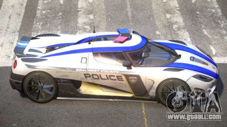 Koenigsegg Agera Police V1.3 for GTA 4