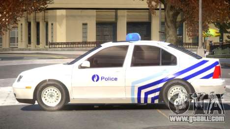 Volkswagen Bora Police V1.1 for GTA 4