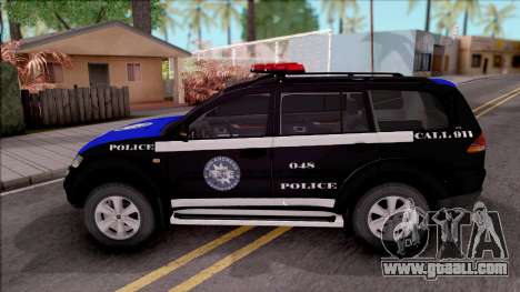 Mitsubishi Pajero Sport SAPD for GTA San Andreas