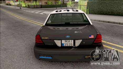 Ford Crown Victoria 2003 Not the PO-PO Version for GTA San Andreas