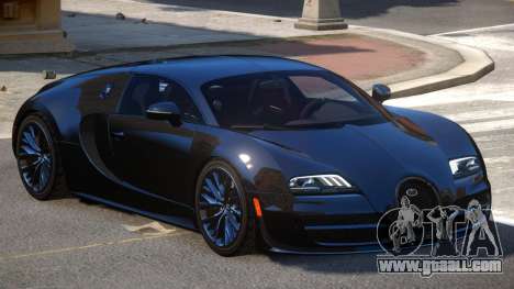 Bugatti Veyron 16.4 GT Black Edition for GTA 4