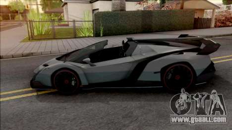 Lamborghini Veneno Roadster 2014 for GTA San Andreas