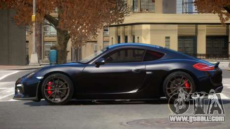 Porsche Cayman GT4 Black Edition for GTA 4