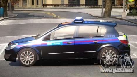 Vauxhall Astra Police V1.0 for GTA 4