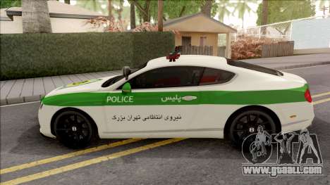Bentley Continental GT Iranian Police for GTA San Andreas