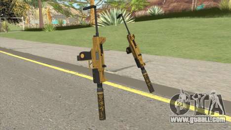 Micro SMG (Luxury Finish) GTA V Suppressor V4 for GTA San Andreas