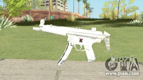 MP5 (White) for GTA San Andreas
