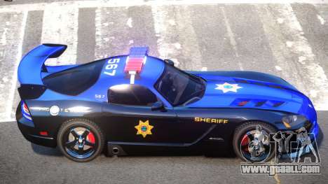 Dodge Viper SRT Police V1.0 for GTA 4