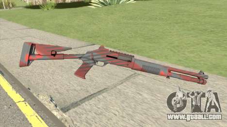 XM1014 Nukestripe Maroon (CS:GO) for GTA San Andreas