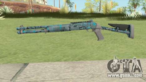 XM1014 Varicamo Blue (CS:GO) for GTA San Andreas