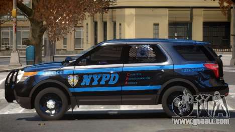 Ford Explorer Police V1.1 for GTA 4