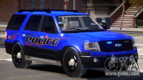 Ford Expedition Police V1.2 for GTA 4