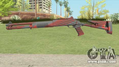 XM1014 Nukestripe Maroon (CS:GO) for GTA San Andreas
