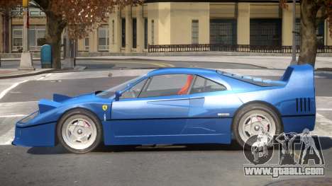 1995 Ferrari F40 V1.0 for GTA 4