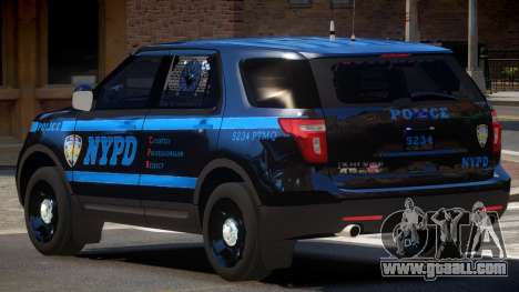 Ford Explorer Police V1.1 for GTA 4