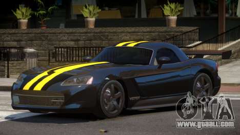 Dodge Viper RT Gold Strip for GTA 4