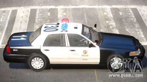 Ford Crown Victoria Police V1.2 for GTA 4
