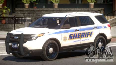 Ford Explorer Police V1.2 for GTA 4