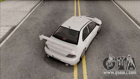 Mitsubishi Lancer Evolution VIII White for GTA San Andreas