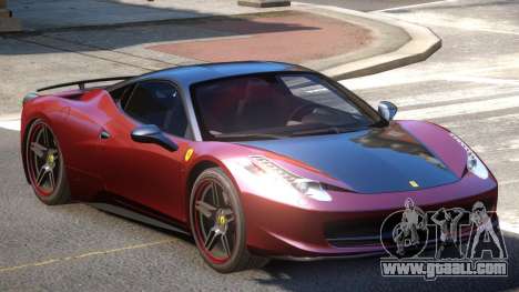 Ferrari 458 GTS V1.0 for GTA 4
