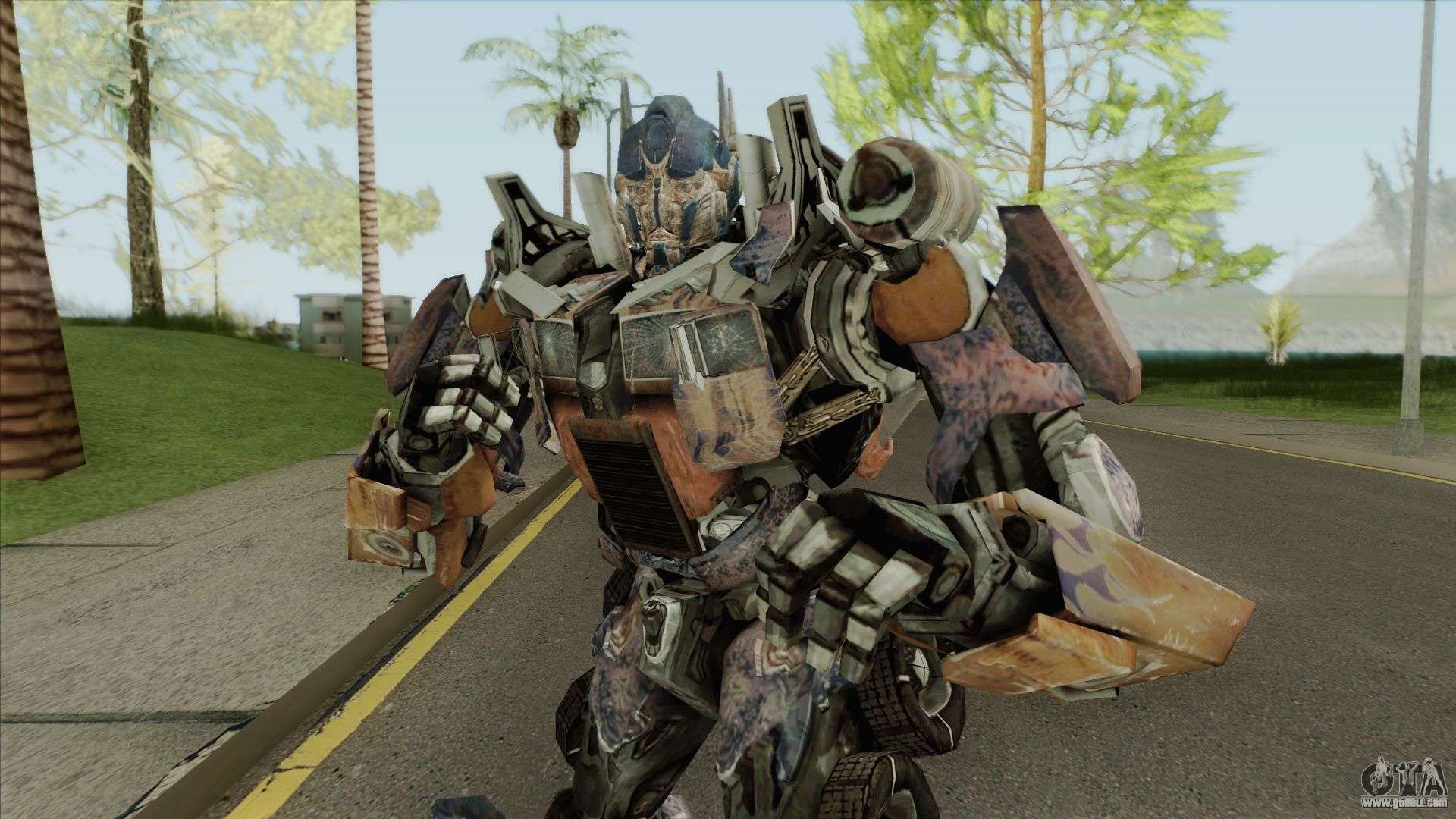 Optimus prime gta 5 mods фото 40