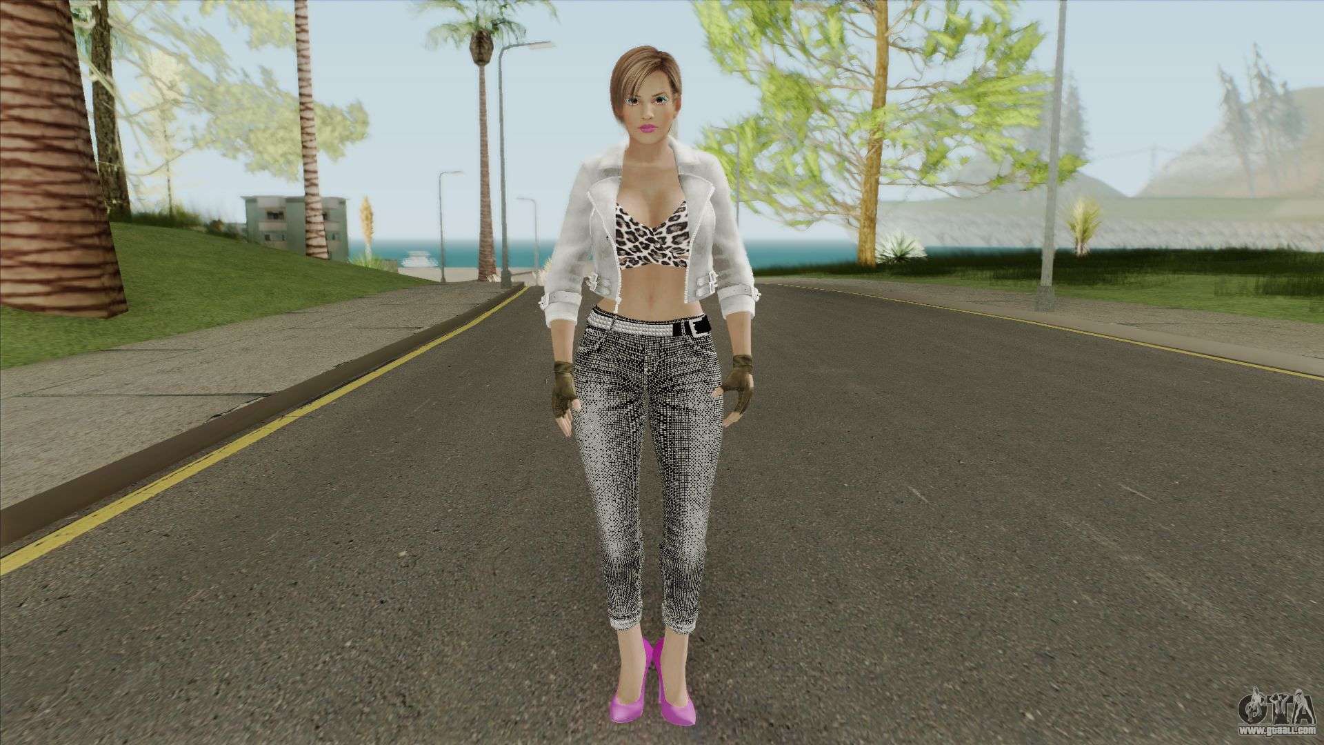 Lisa (White Outfit) for GTA San Andreas