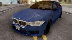 BMW M5 F90 2018 Blue for GTA San Andreas