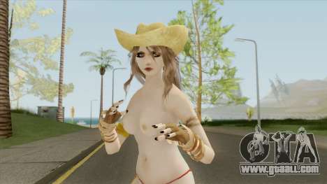 Gold Cowgirl Topless HD for GTA San Andreas