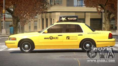 Ford Crown Victoria Taxi V1.2 for GTA 4
