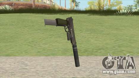 Pistol .50 GTA V (Green) Full Attachments for GTA San Andreas