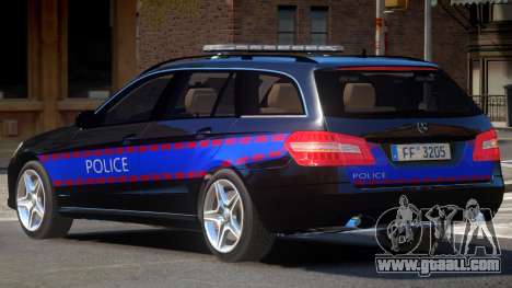 Mercedes E350 Police V1.0 for GTA 4