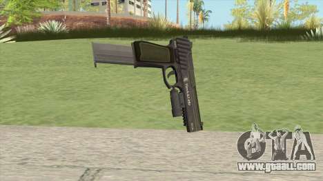 Pistol .50 GTA V (Green) Flashlight V2 for GTA San Andreas