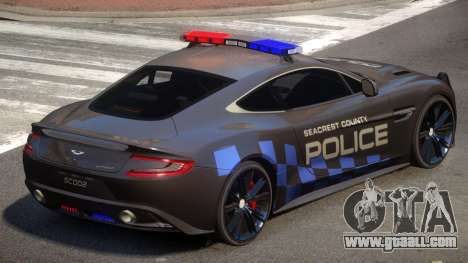 Aston Martin Vanquish Police V1.0 for GTA 4