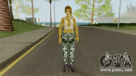 Hitomi Casual (White Top) HD for GTA San Andreas