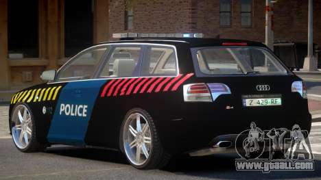 Audi S4 Police V1.0 for GTA 4