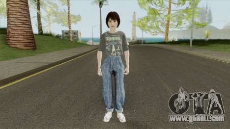 Yoko Suzuki Casual (Project Japan) for GTA San Andreas