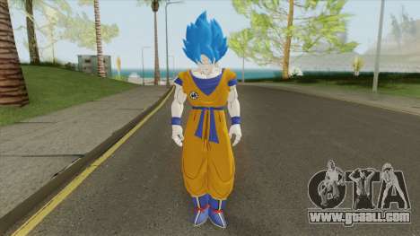 Goku (Super Sayains Bleu Evolution) for GTA San Andreas