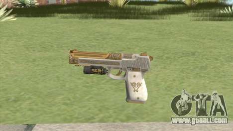 Pistol .50 GTA V (Luxury) Flashlight V1 for GTA San Andreas