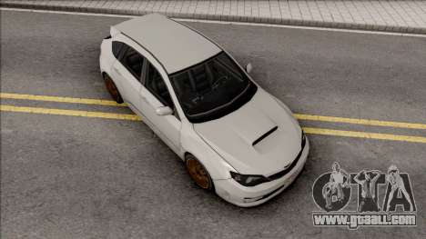 Subaru Impreza WRX STi 2008 White for GTA San Andreas