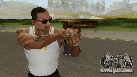 Pistol .50 GTA V (Gold) Base V2 for GTA San Andreas
