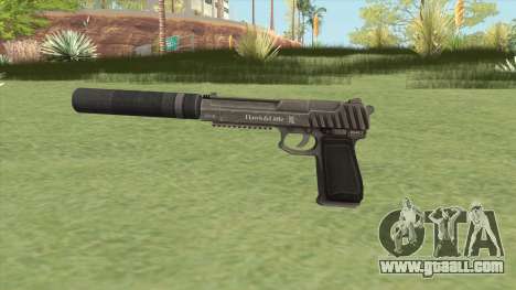 Pistol .50 GTA V (Platinum) Suppressor V1 for GTA San Andreas