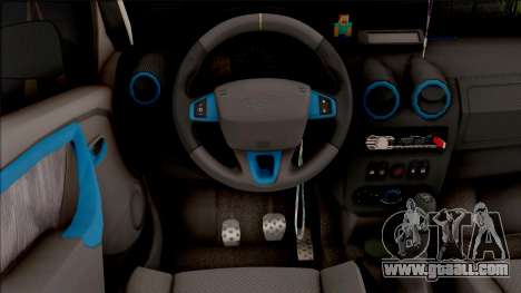 Dacia Logan Tuning Blue for GTA San Andreas