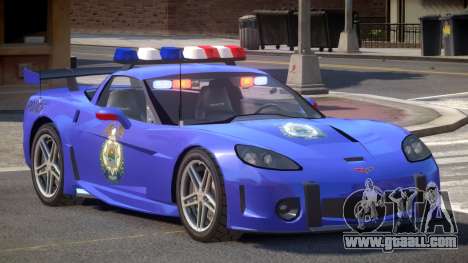 Chevrolet Corvette Police V1.2 for GTA 4