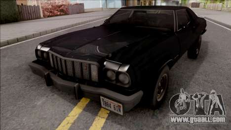 Ford Gran Torino 1974 Black for GTA San Andreas