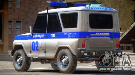 UAZ 315195 Police for GTA 4