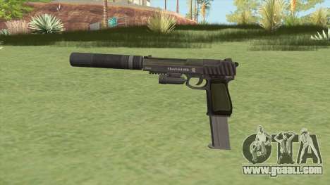 Pistol .50 GTA V (Green) Full Attachments for GTA San Andreas